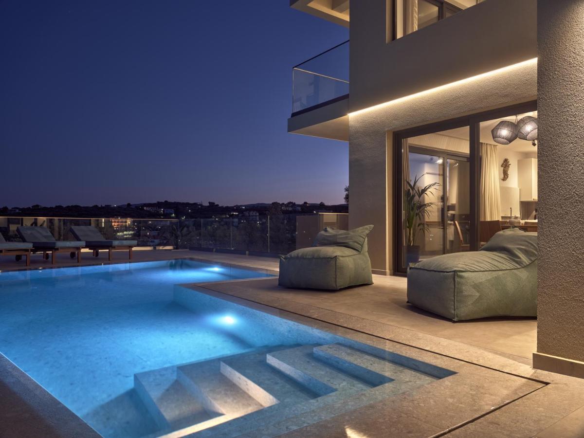 Uparati Villa - Hilltop Sea View Retreat Ciliví Kültér fotó