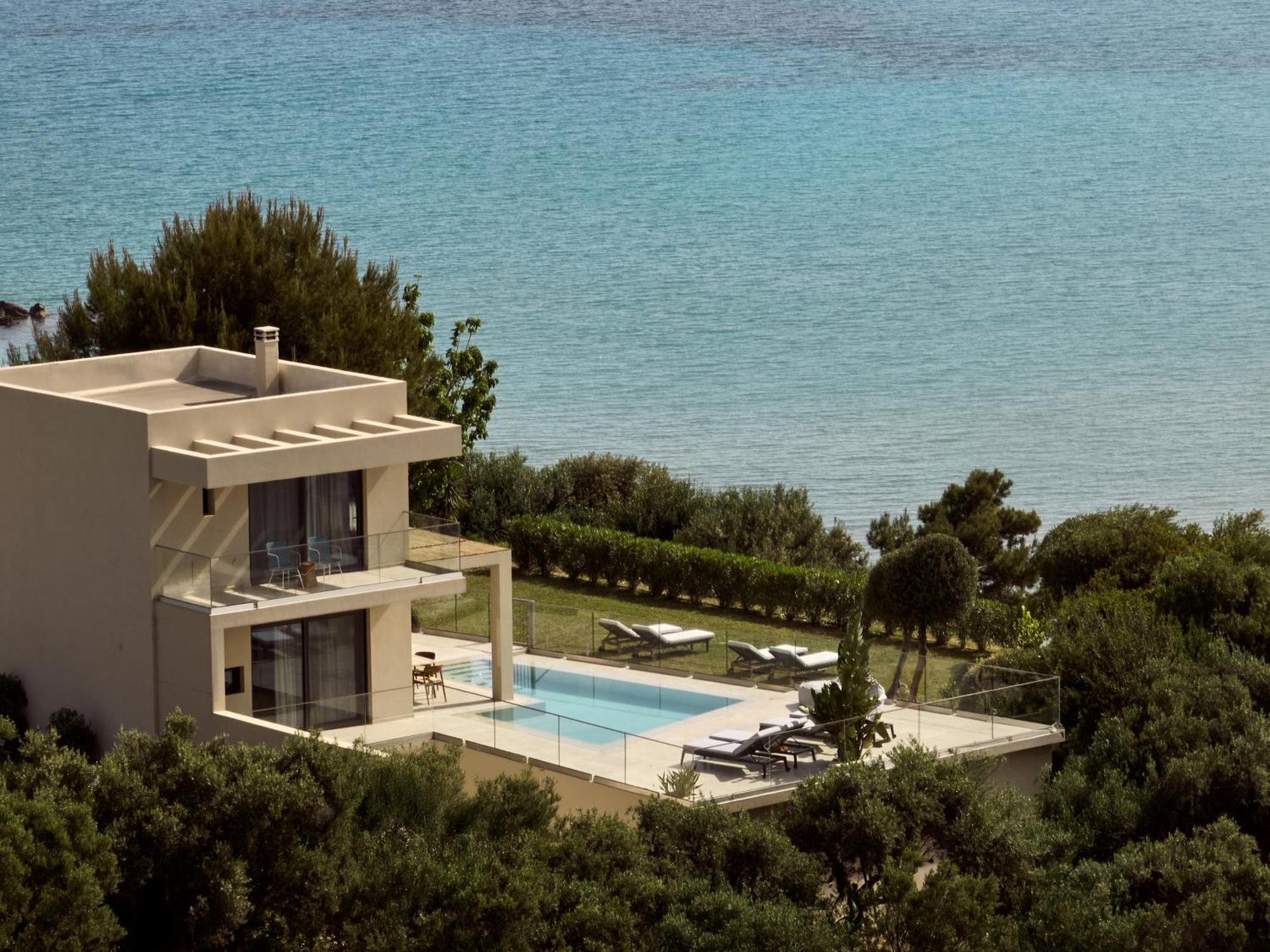 Uparati Villa - Hilltop Sea View Retreat Ciliví Kültér fotó