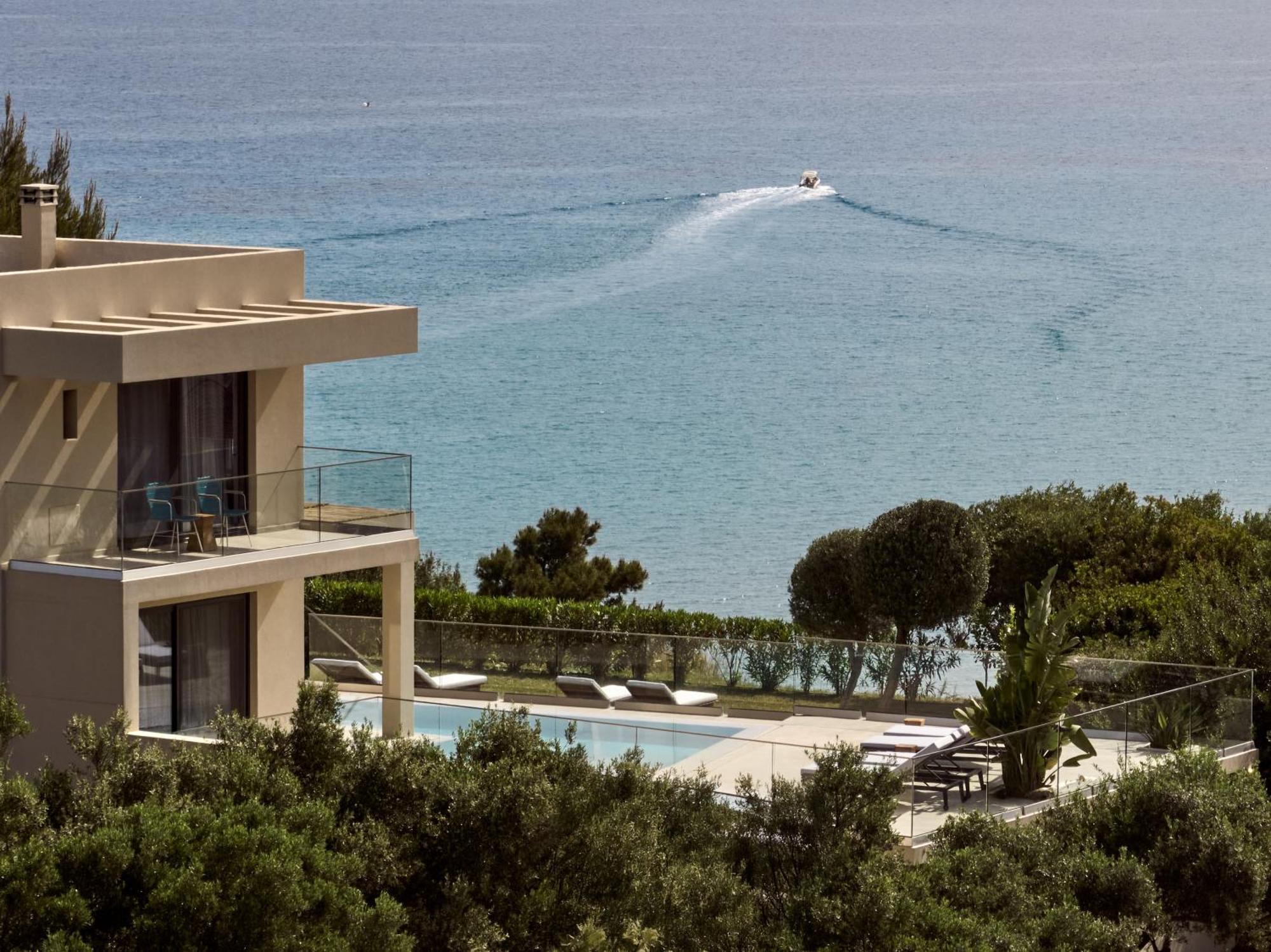 Uparati Villa - Hilltop Sea View Retreat Ciliví Kültér fotó