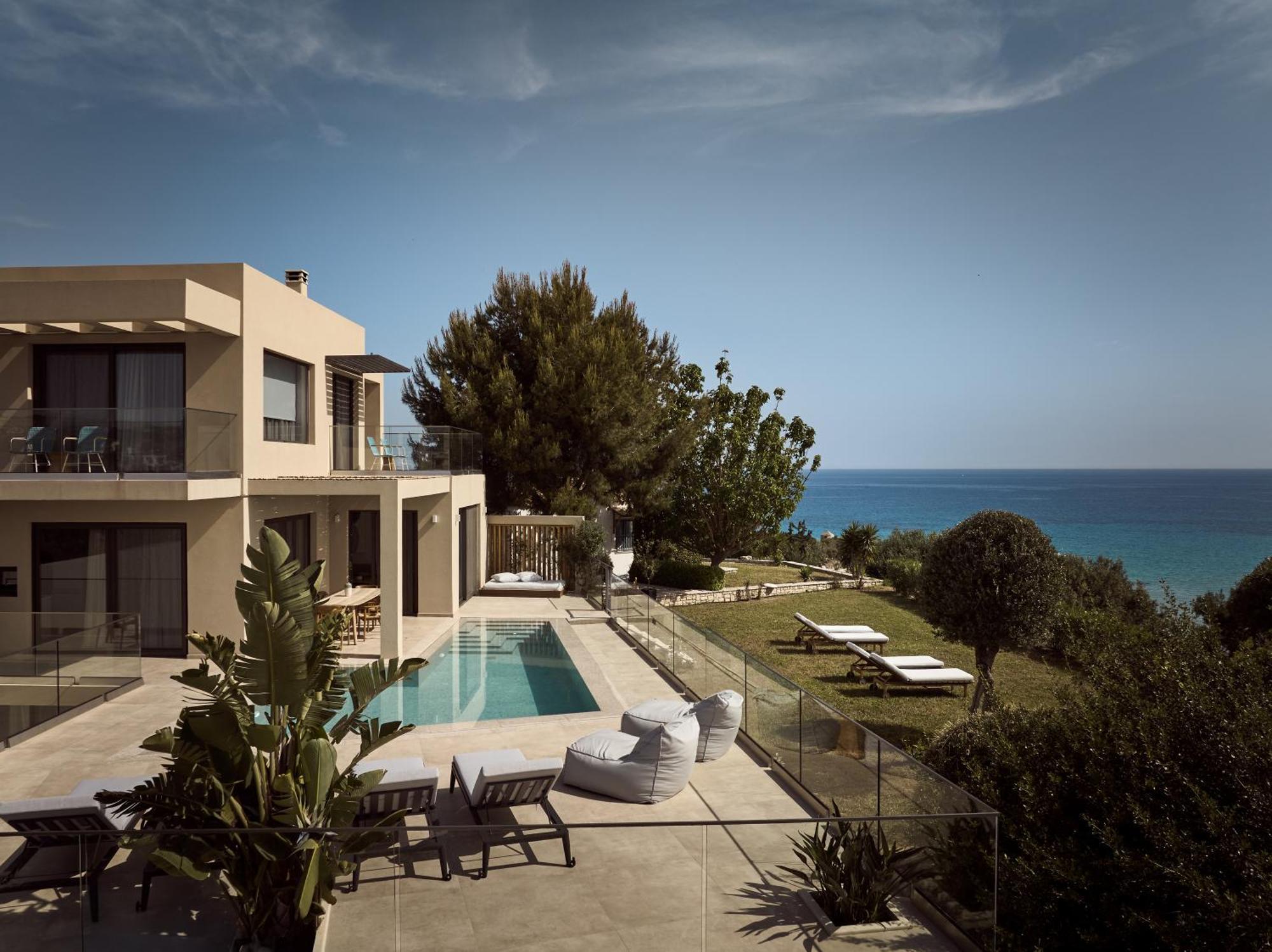 Uparati Villa - Hilltop Sea View Retreat Ciliví Kültér fotó
